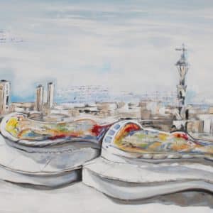 Cuadro Gaudí Barcelona