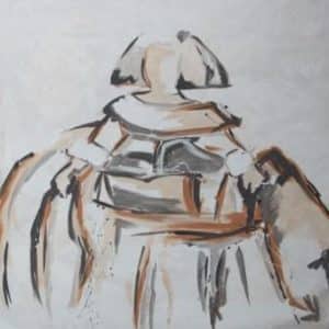 Cuadro Menina Color 2