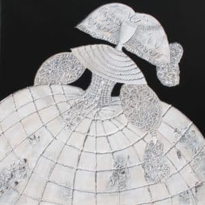 Cuadro Menina Negra 21