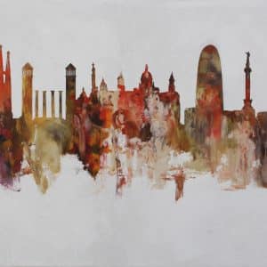 Cuadro Barcelona Skyline 1