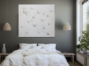 Cuadro Gente y Farol