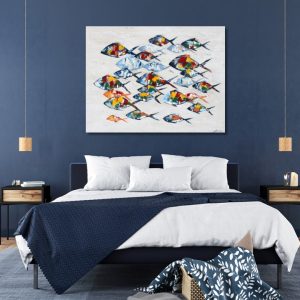 Cuadro Pescando Arcoíris