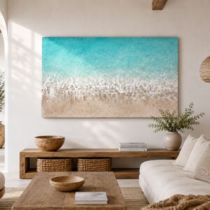 Caribe Turquesa 170x100 - PIEZA ÚNICA