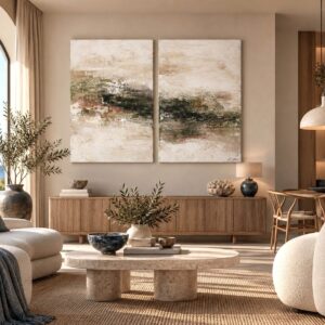 Campiña Diptico- PIEZAS ÚNICAS 60x90cm